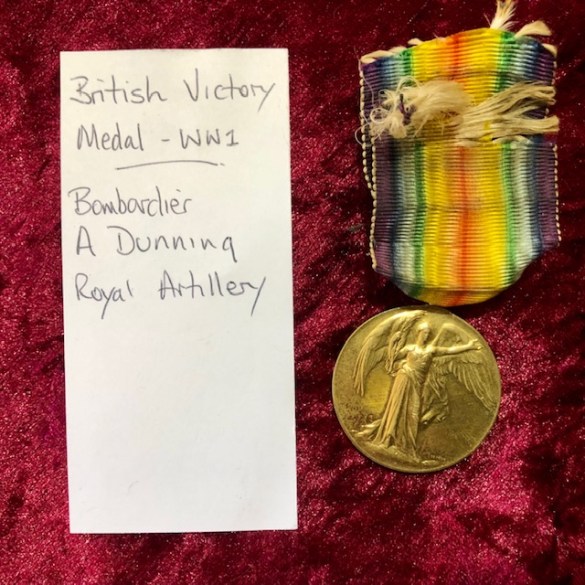 WW1 Victory Medal Dunning